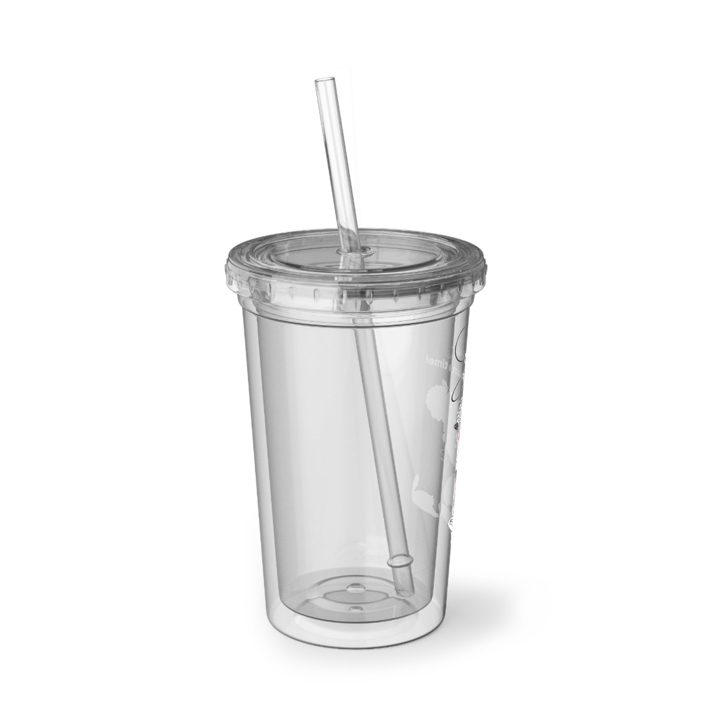 Jesus And Pajama Time Tumbler with Straw, 16oz