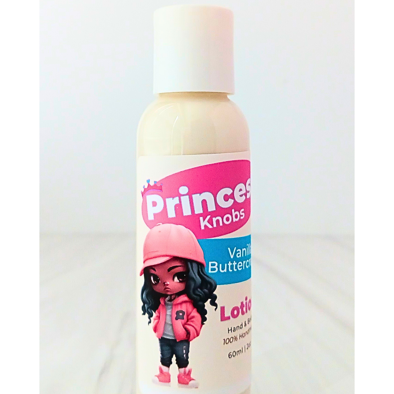 Princessknobs Hand Lotion 2oz bottle