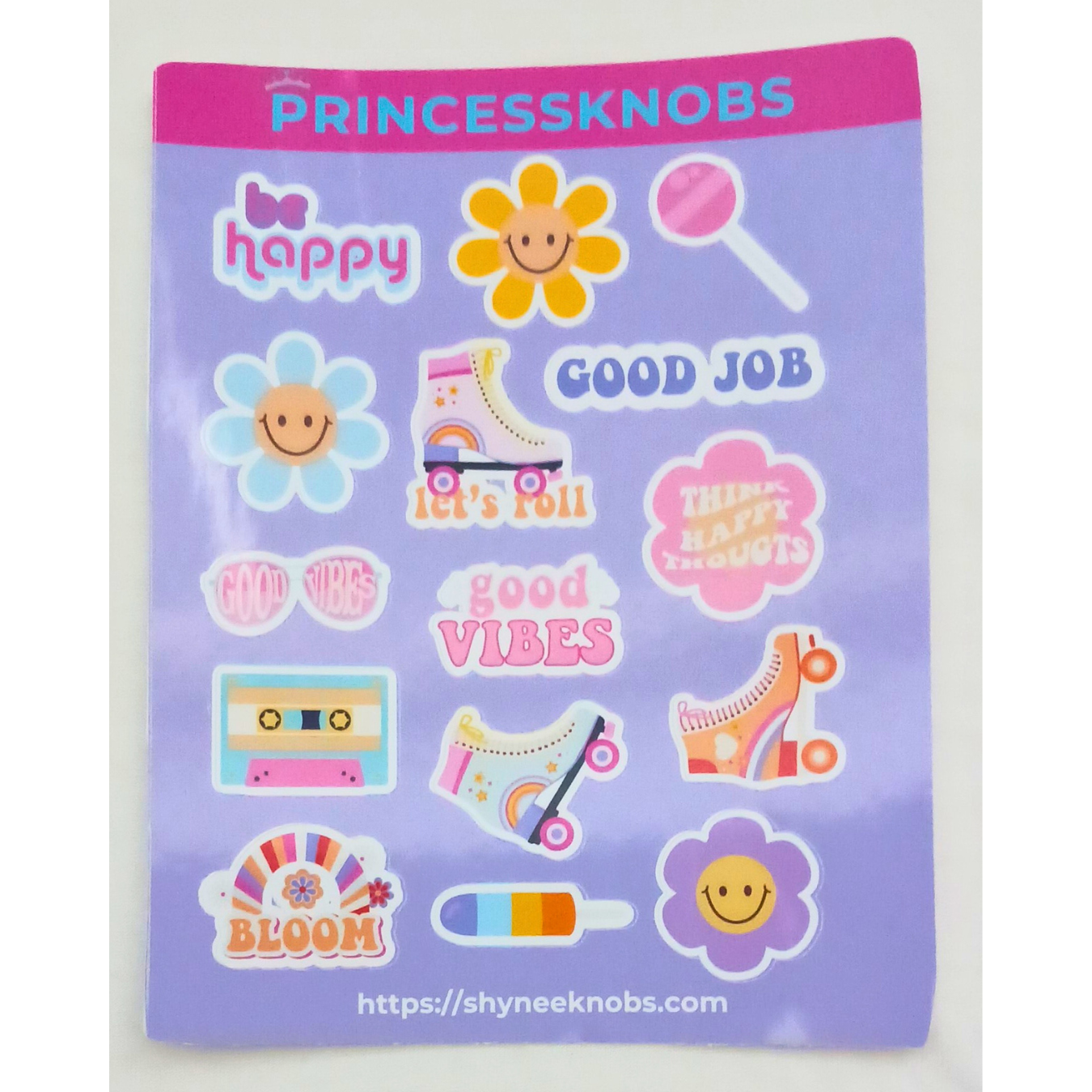 Retro Princess Sticker Sheet