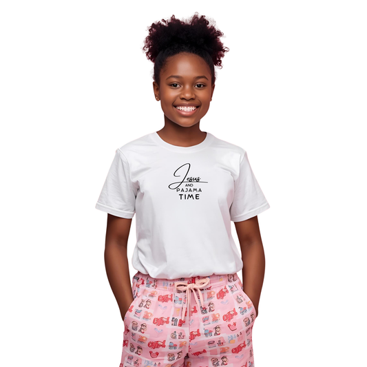 Cozy Jesus And Pajama Time Youth Tee