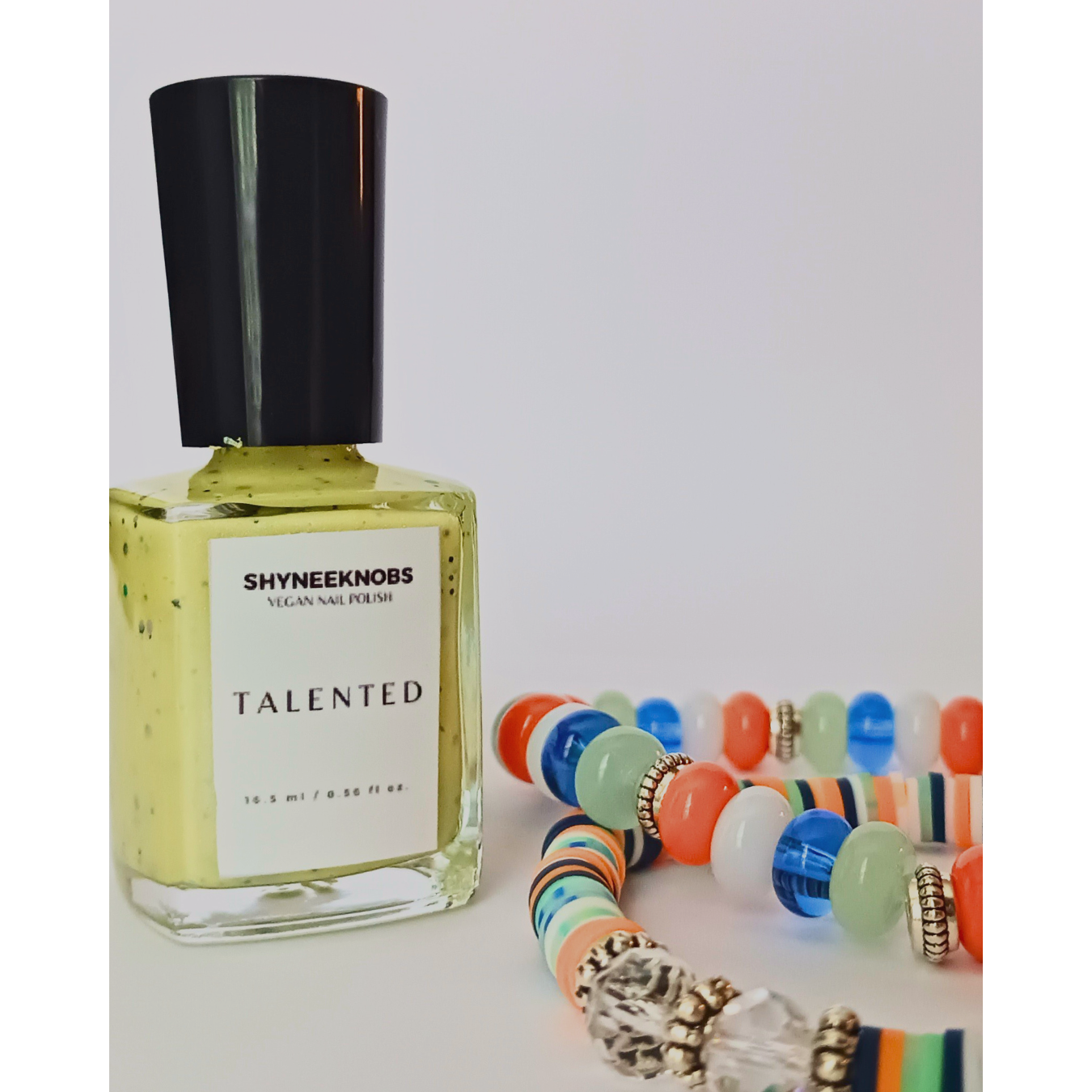 Talented ( yellow with mixed colored flakes)