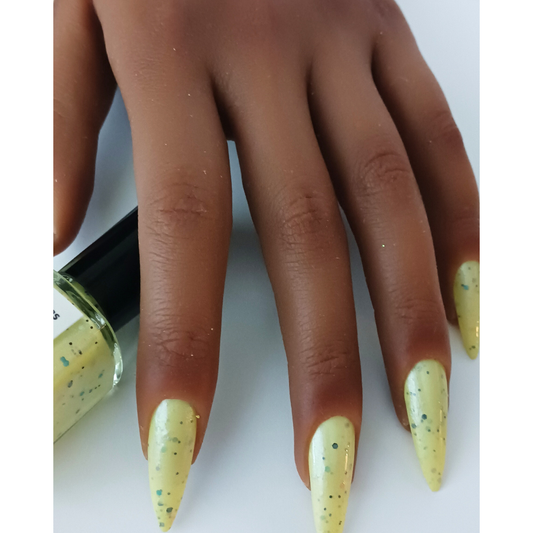 Talented ( yellow with mixed colored flakes)