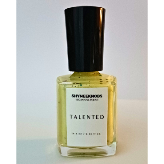 Talented ( yellow with mixed colored flakes)