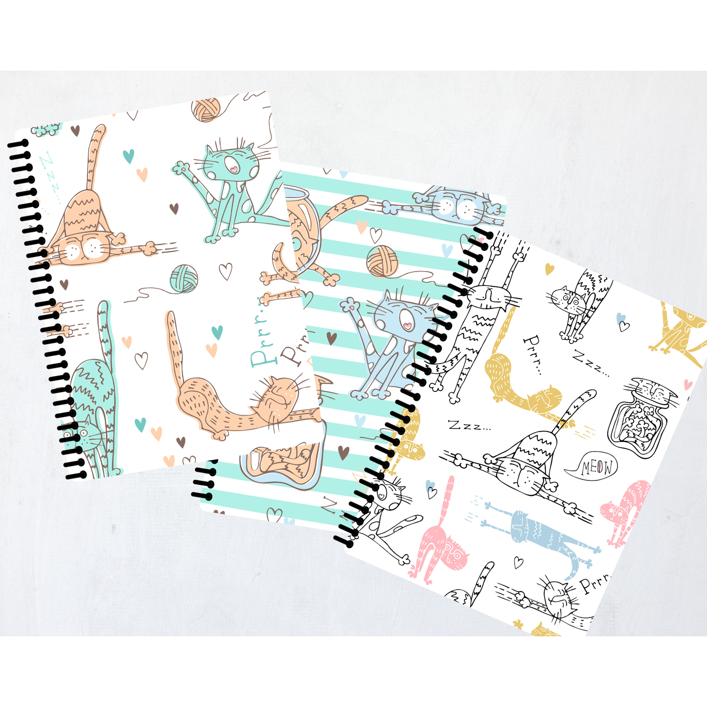 3 Pk Girls Notebook