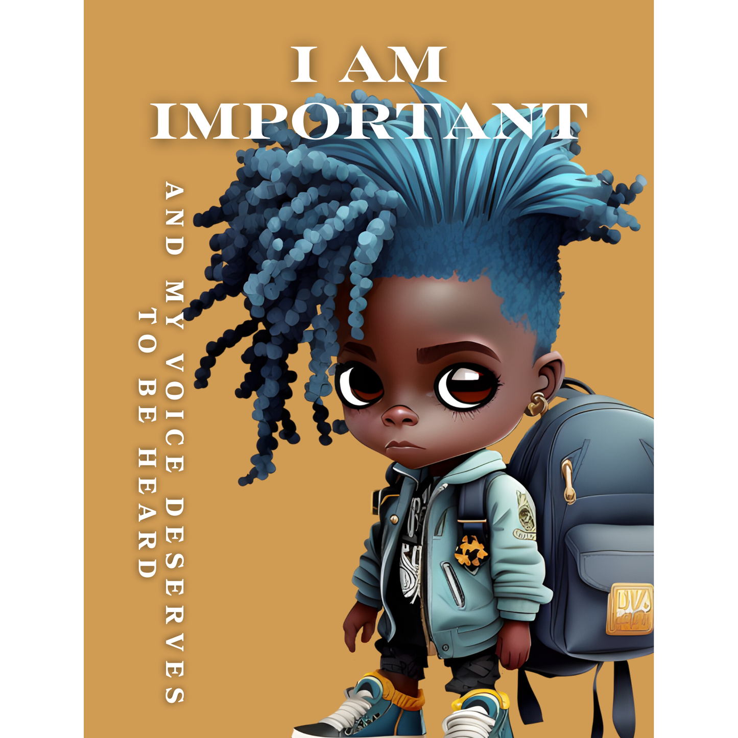 I Am Important And My Voice Deserves To Be Heard Inspirational Notebook