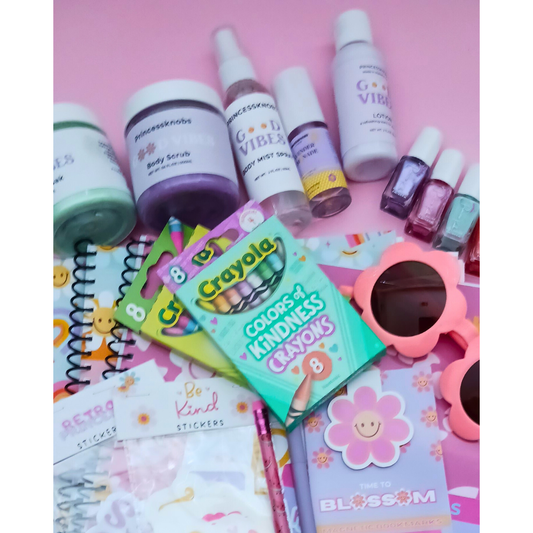 Retro Princess Spa & Stationary Collection Box ( MADE TO ORDER)