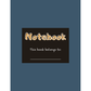 I Am Important And My Voice Deserves To Be Heard Inspirational Notebook