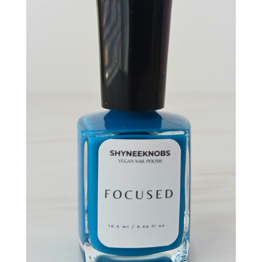 Focused  ( aqua blue)