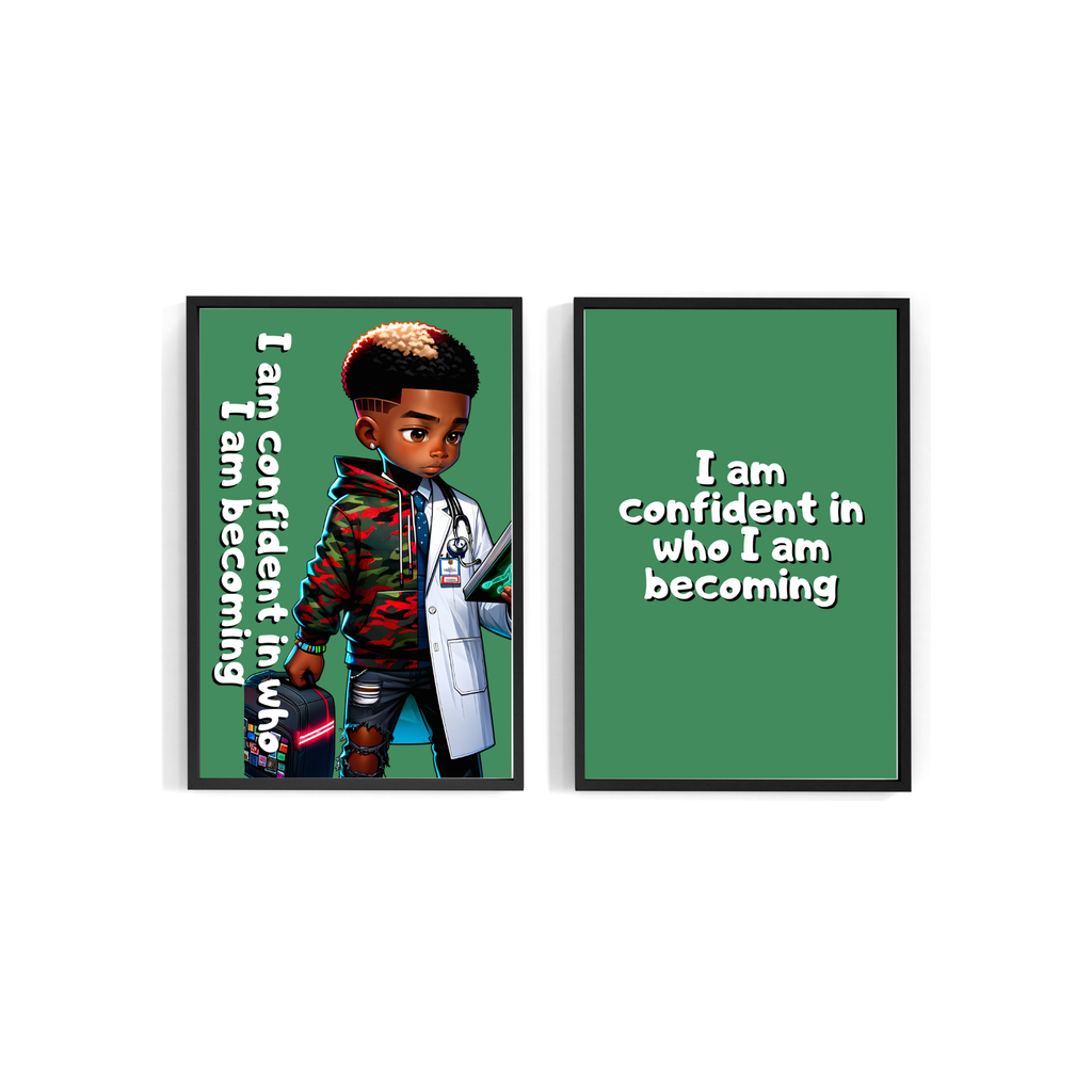 I am confident in who I am becoming Inspiration Notebook