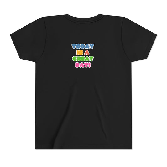 Youth Smile Today Is A Great Day Tee