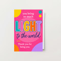 Thank You For Being You Card
