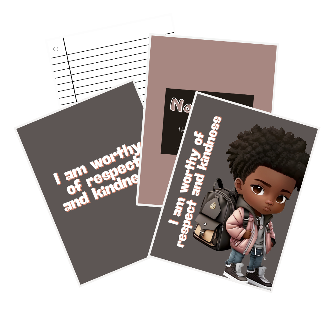 I Am Worthy Of Respect And Kindness Inspirational Notebook