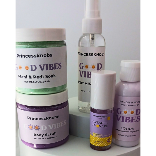 Princessknobs Polish & Pamper Bundle (Good Vibes)
