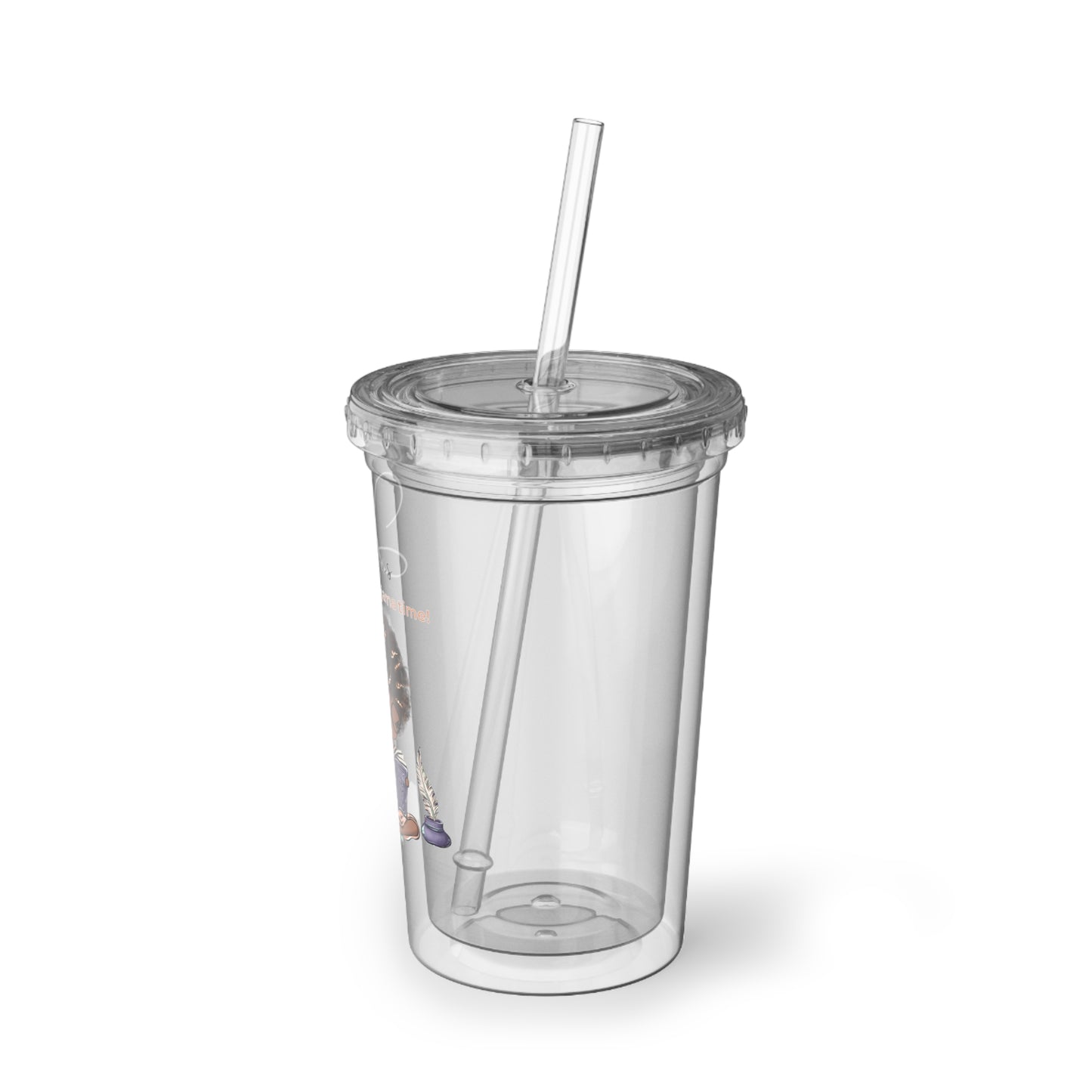 Jesus And Pajama Time Tumbler with Straw, 16oz