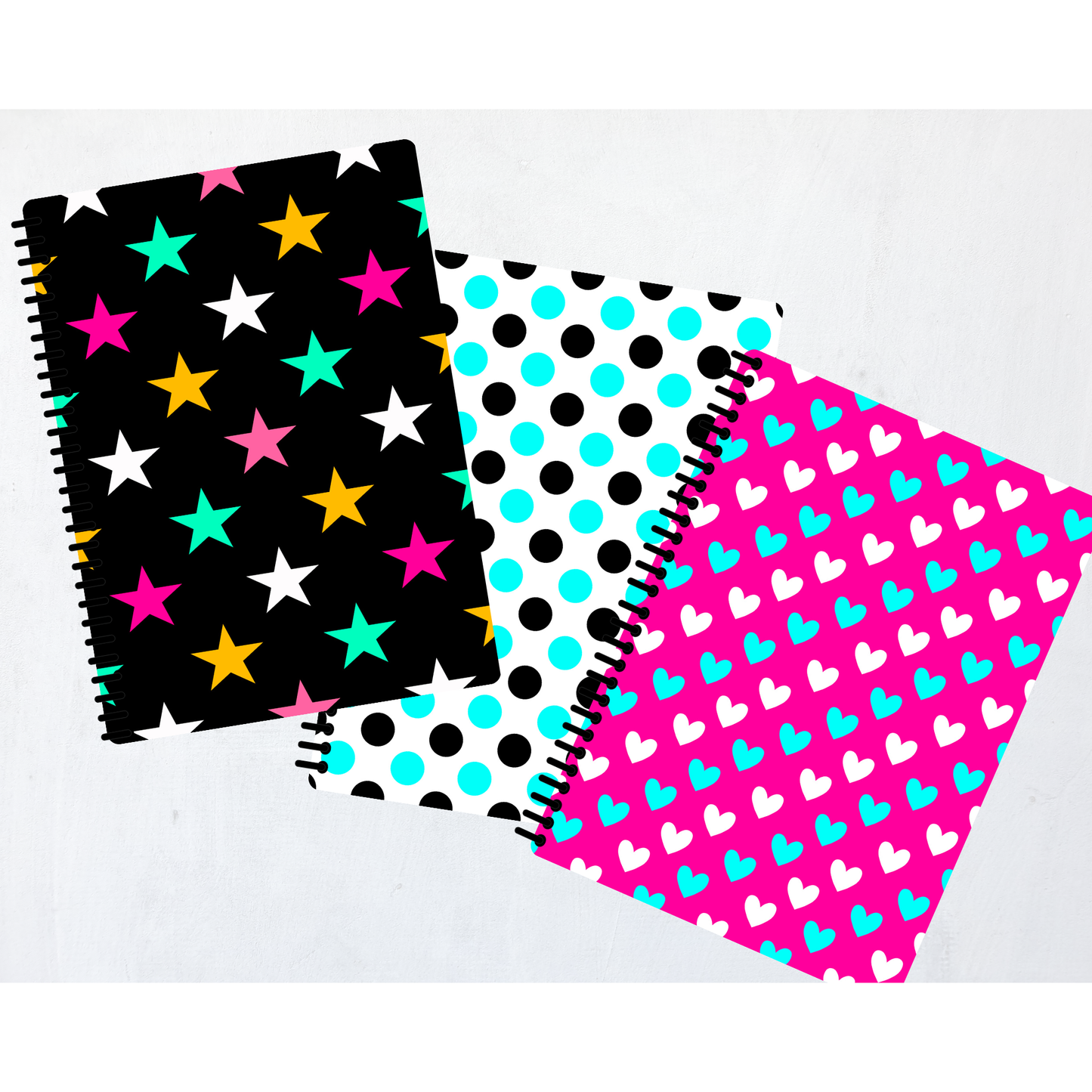 3 Pk Girls Notebook