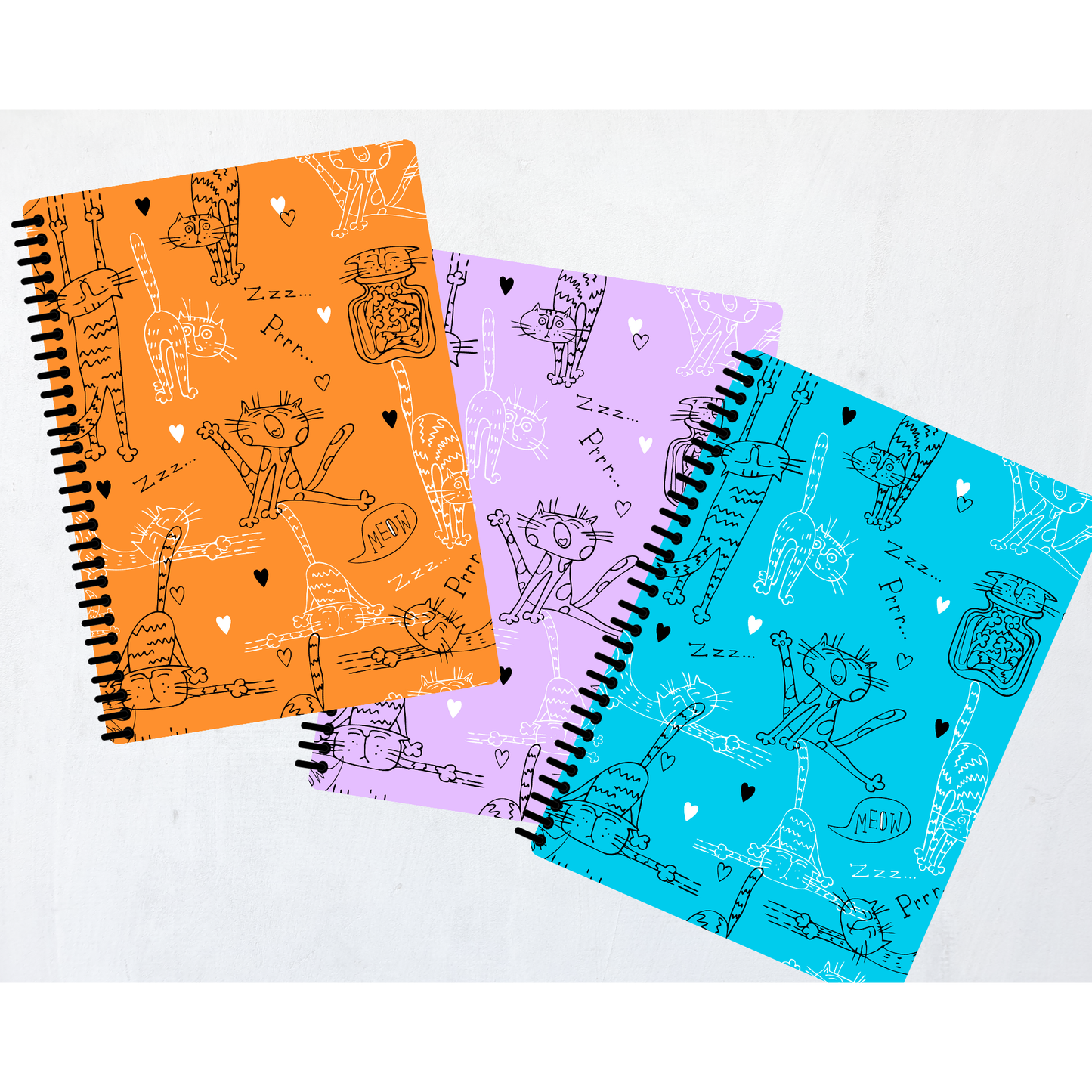 3 Pk Girls Notebook