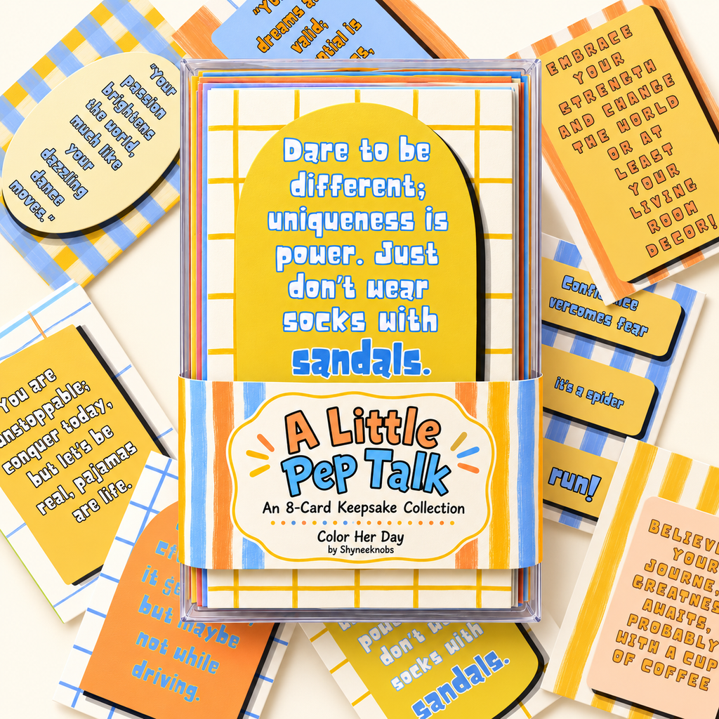 A Little Pep Talk – 8-Card Keepsake Collection