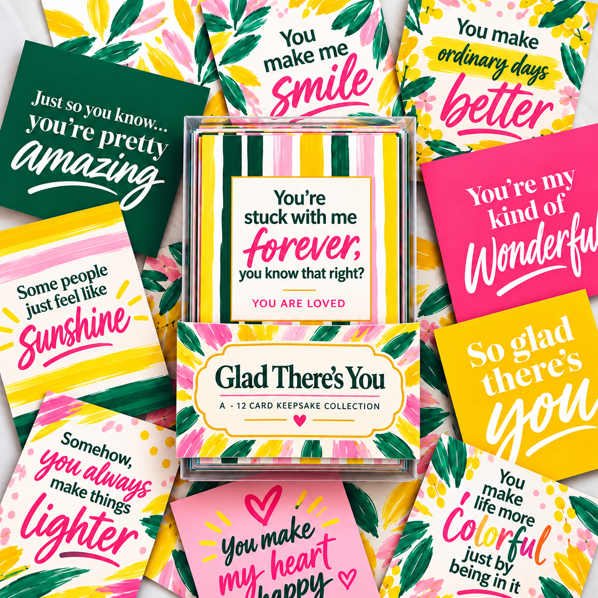 Glad There’s You — 10-Card Keepsake Collection