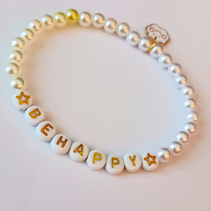 Be Happy Pearl Bracelet