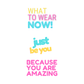 Just Be You Inspirational Notebook